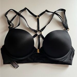 VICTORIA’S SECRET Very Sexy Bombshell Strappy Plunge Push Up Bra NWOT